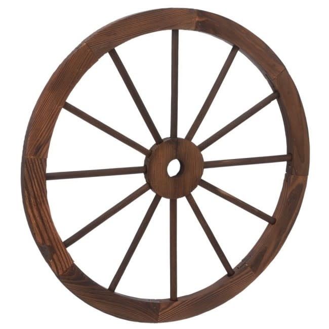 Decorative Wagon Wheel - 23 3/4"