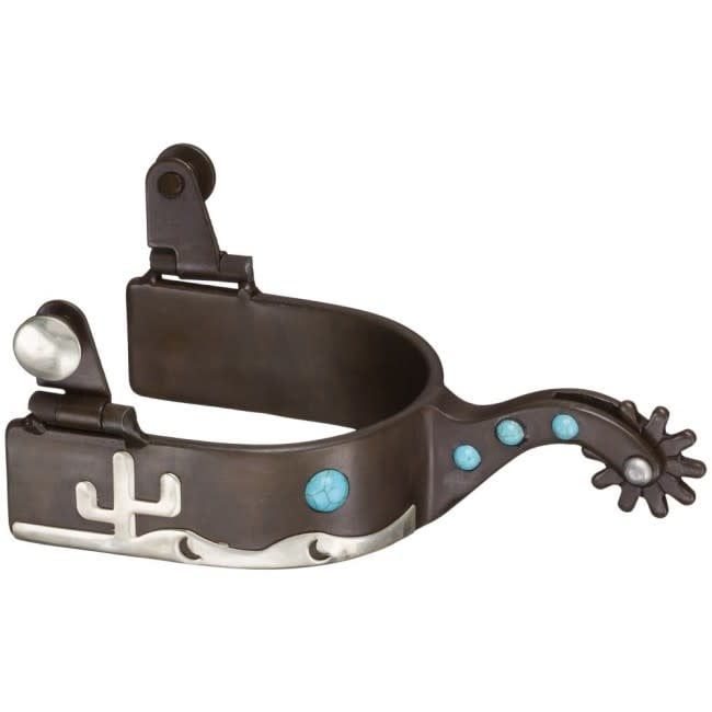 Spurs - Antique Brown Cactus/Turquoise