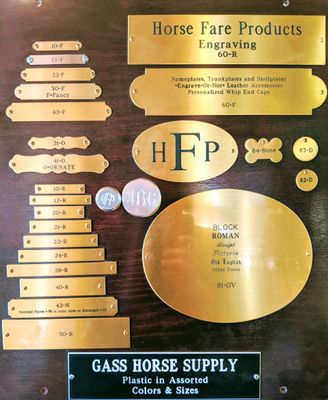 Engraved Plates & Tags