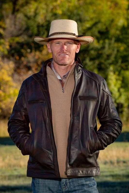 Houston Leather Jacket, Concealed Carry, Brown