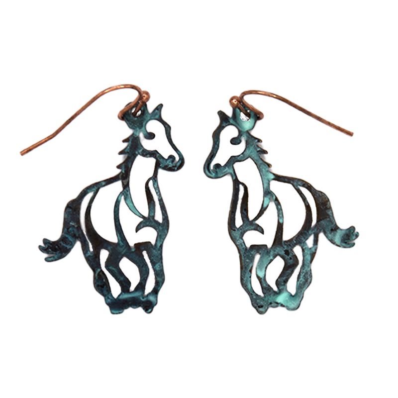 Earrings - Running Horse 