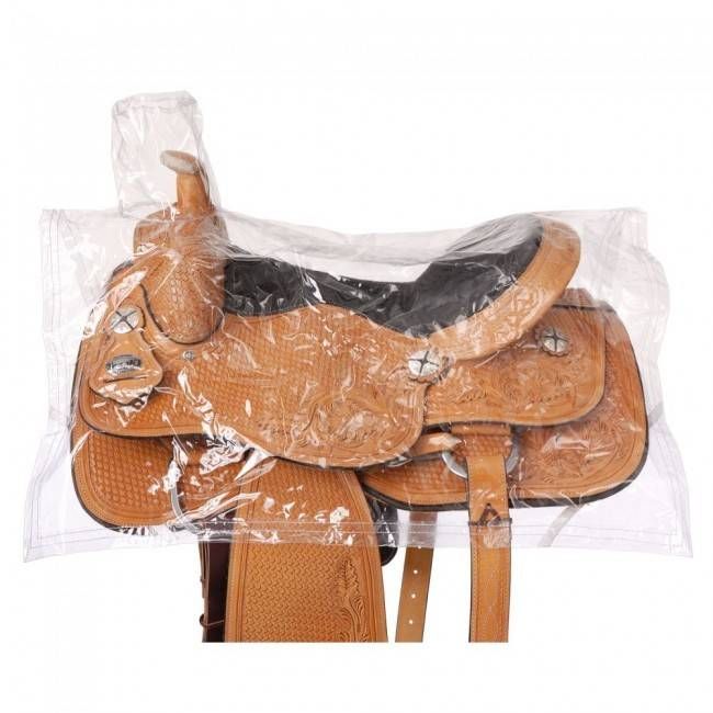 Western Saddle Cover - Clear