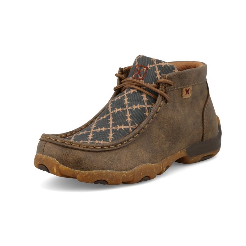 Youth Chukka Driving Moc - Bomber & Pine