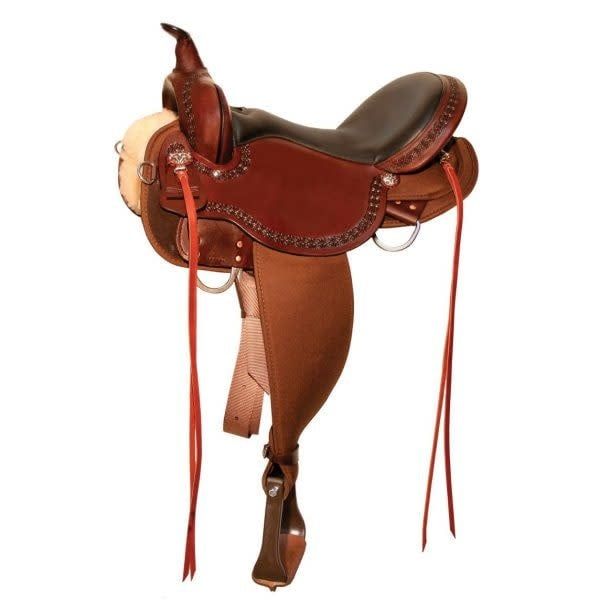 15 15" Wide Bar Circle Y Daisetta Trail Saddle
