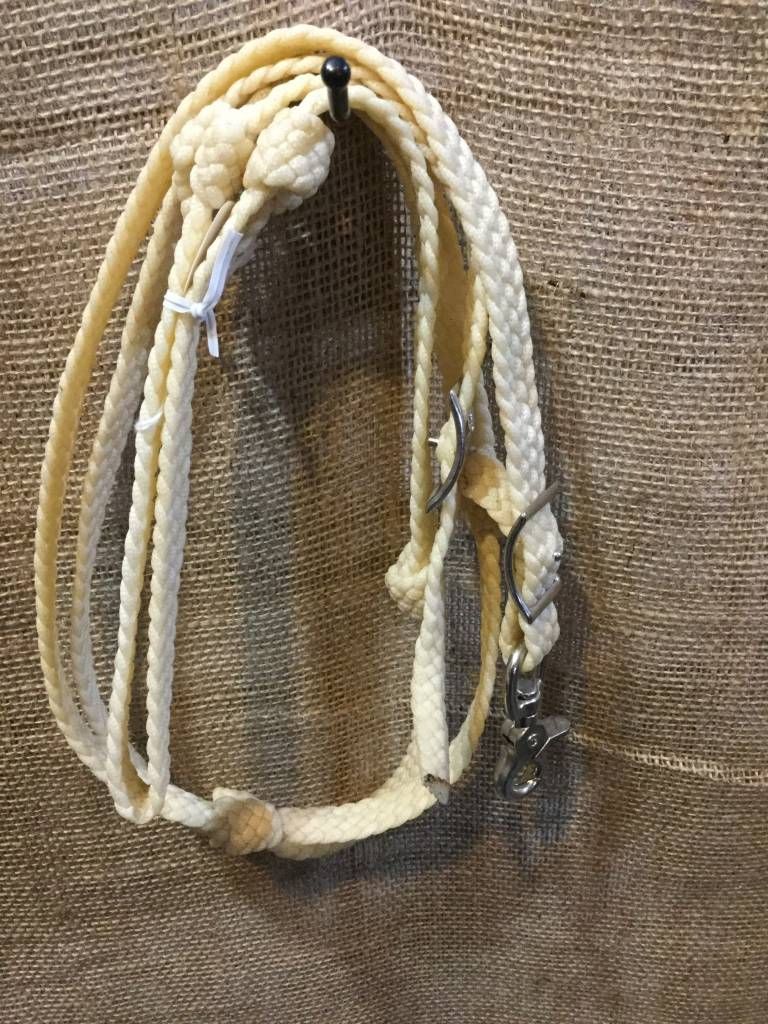 Circle L Waxed Barrel Reins w/Knots
