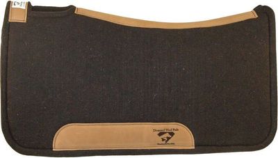 All Wool (100%) Contoured Tough Ranch Pad - 32"x34"x1"