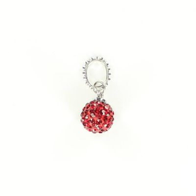 Charm - Small Round Rhinestone Charm - Small Round Rhinestone