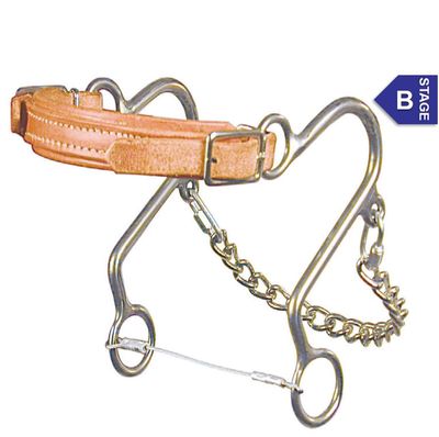 Hackamore - Reinsman Little S, Leather Nose, Horse Size