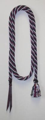 Poly Rope Lead w/ Popper - 15' x 5/8 - Black