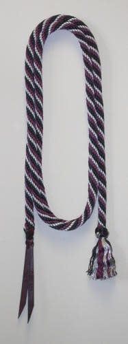 Poly Rope Lead w/ Popper - 15' x 5/8 - Black