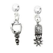 Earrings - Western Spur with Gift Box