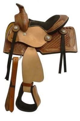 8" Mini Bar Saddle - Medium Oil