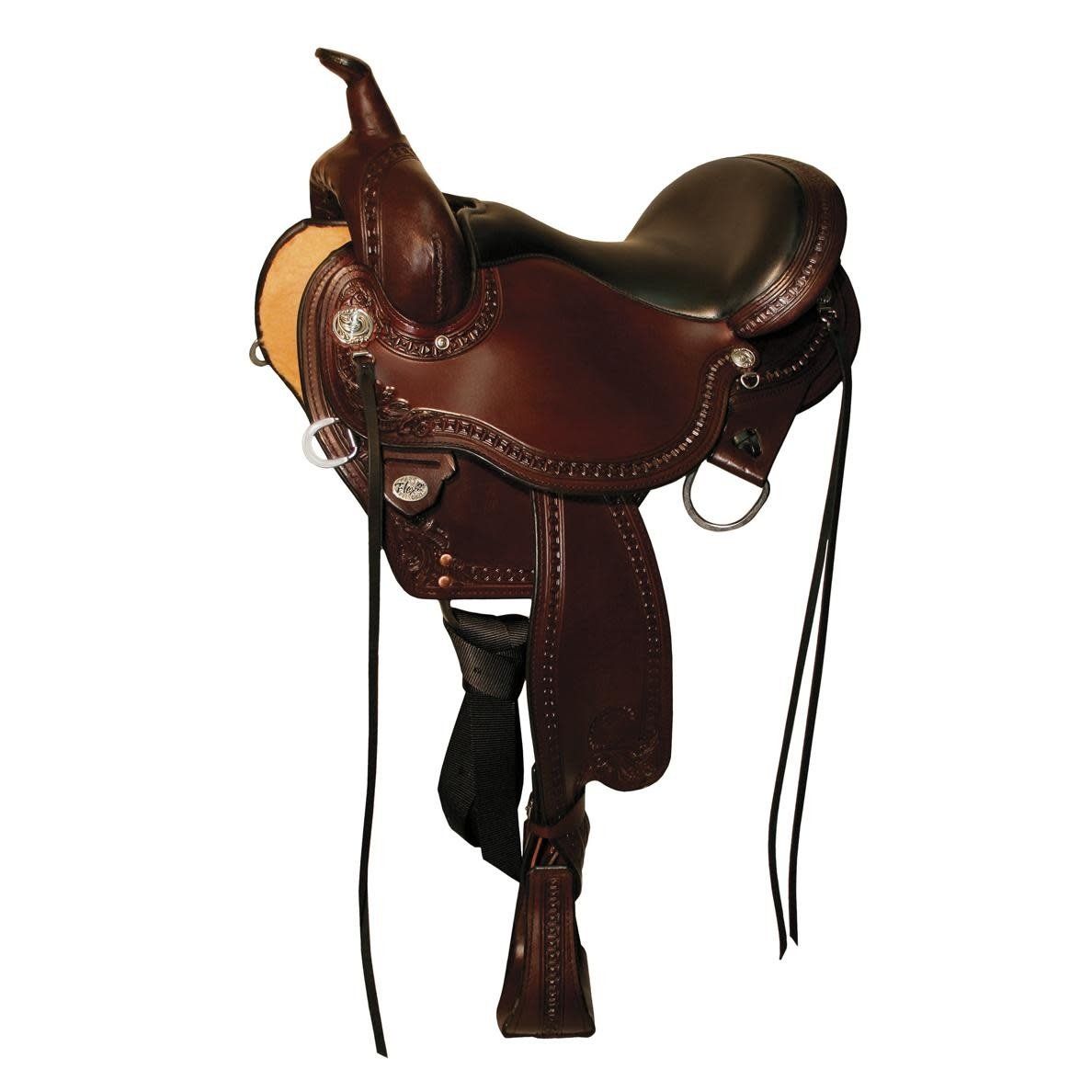 16" Wide Bar Circle Y Sheridan Flex2 Trail Saddle