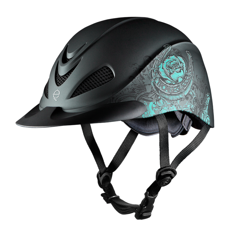 Helmet - Troxel Rebel Turquoise Rose