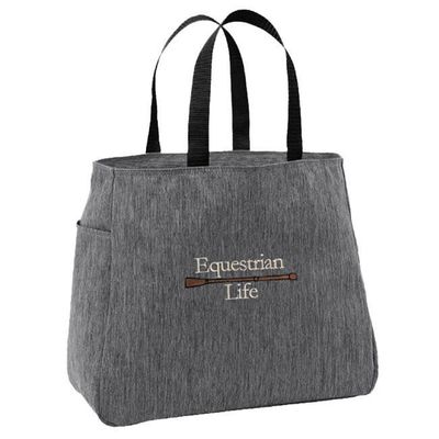 Poly/Canvas Tote Bag w/Carry Straps -