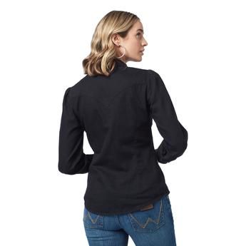 Women's Wrangler Retro Punchy Shirt - Black Denim