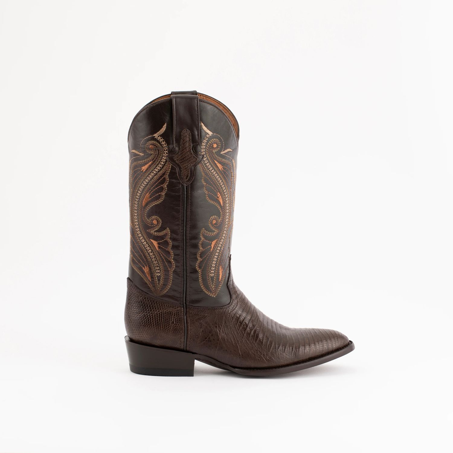 Men's Ferrini Brown Taylor Teju Lizard Western Boots