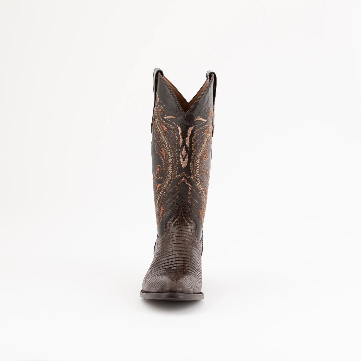 Men's Ferrini Brown Taylor Teju Lizard Western Boots