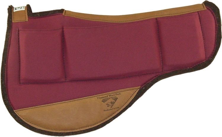 Endurance-Round Contoured Relief Pad -  Burgandy 33"x28"x1"