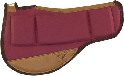 Endurance-Round Contoured Relief Pad -  Burgandy 33"x28"x1"