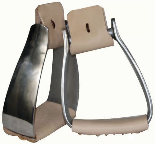 Lightweight Angled Aluminum Roper Stirrups