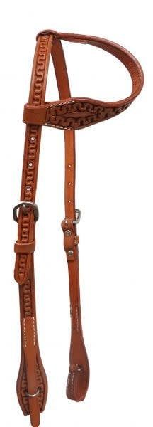 Argentina Cow Leather One-Ear Headstall