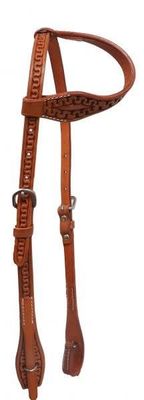 Argentina Cow Leather One-Ear Headstall