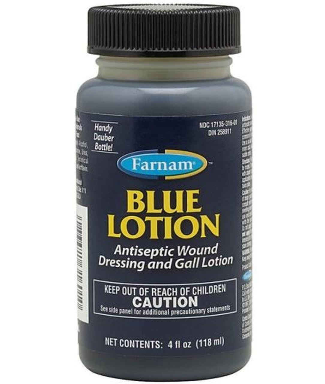 Blue Lotion Antiseptic Wound Dressing