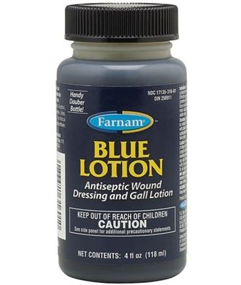 Blue Lotion Antiseptic Wound Dressing