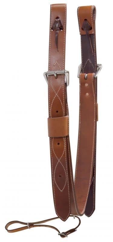 Showman 2" Wide Leather Flank Cinch