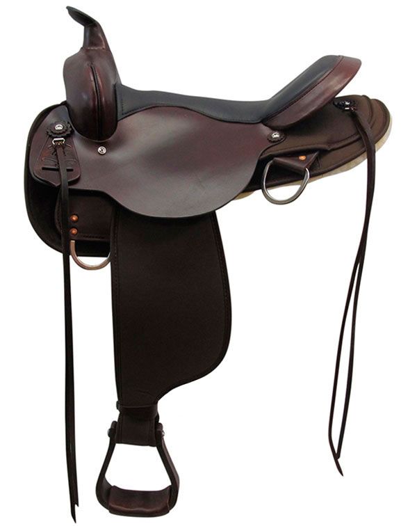 17" Reg Bar Circle Y El Campo Cordura Saddle, Gaited