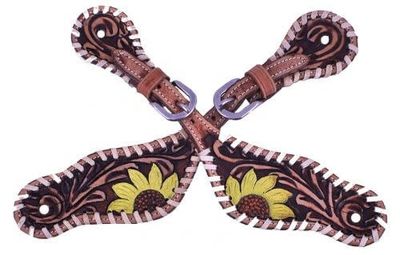 Showman Sunflower Spur Straps