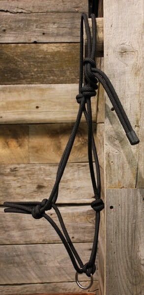 Mike Major Ring Halter, Brown w/Tan Tracers - Large
