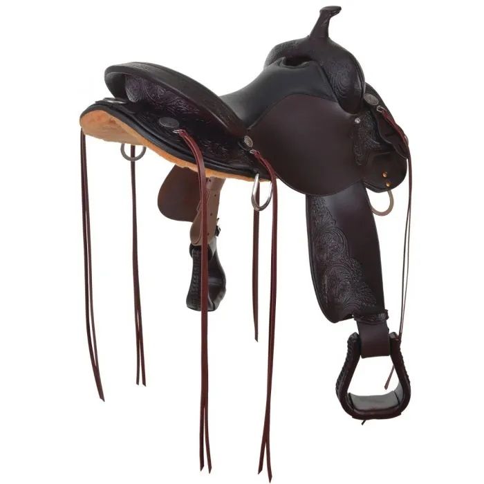 18" X-Wide Circle Y High Horse Mesquite - Walnut
