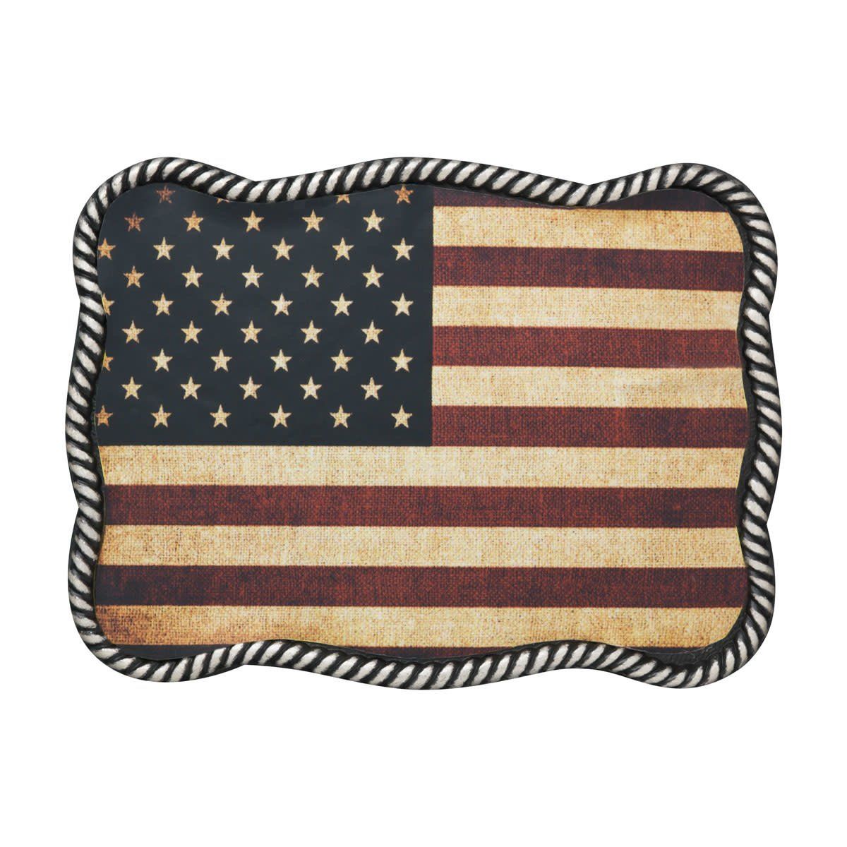 Belt Buckle - USA Flag