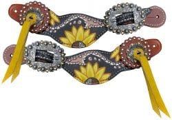 Showman Spur Straps - Ladies Sunflower