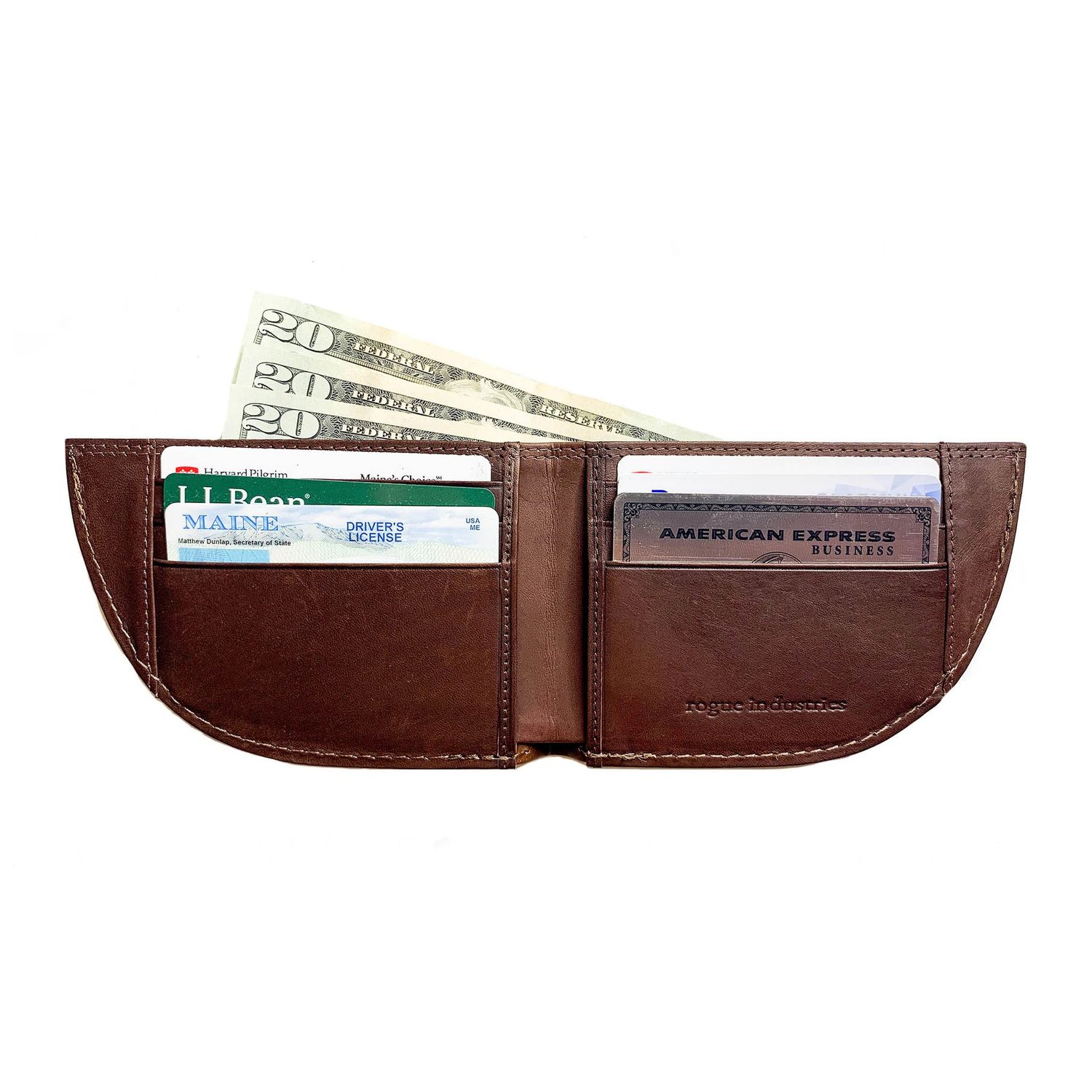 Wallet - Nantucket Front Pocket - Horween Bison Leather