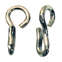 Curb Chain - Stainless Steel Hooks, Pair