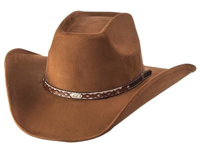 Suede Like Hat - Burnt Sienna 