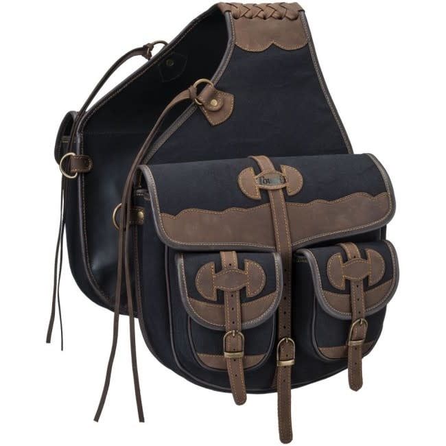 Canvas Trail Bag with Leather Accents