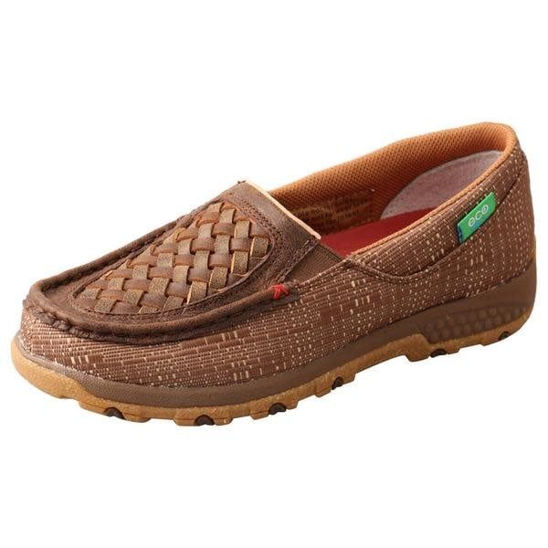 Women's Twisted X Coffee Basket Driving Moc