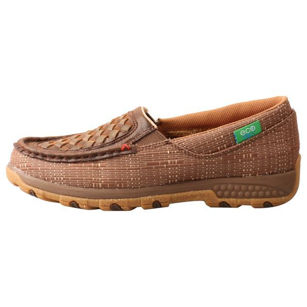 Women's Twisted X Coffee Basket Driving Moc