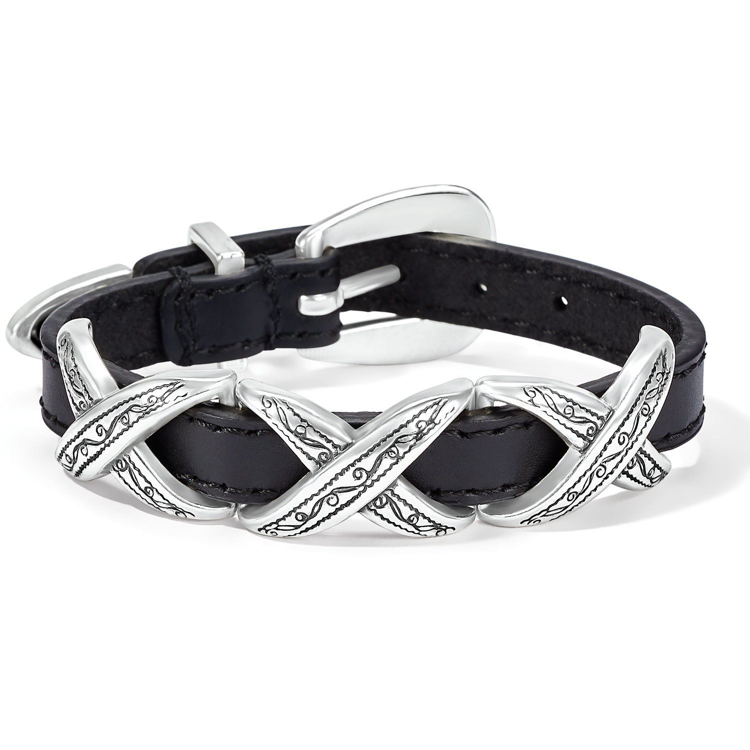 Bracelet - Kriss Kross Etched