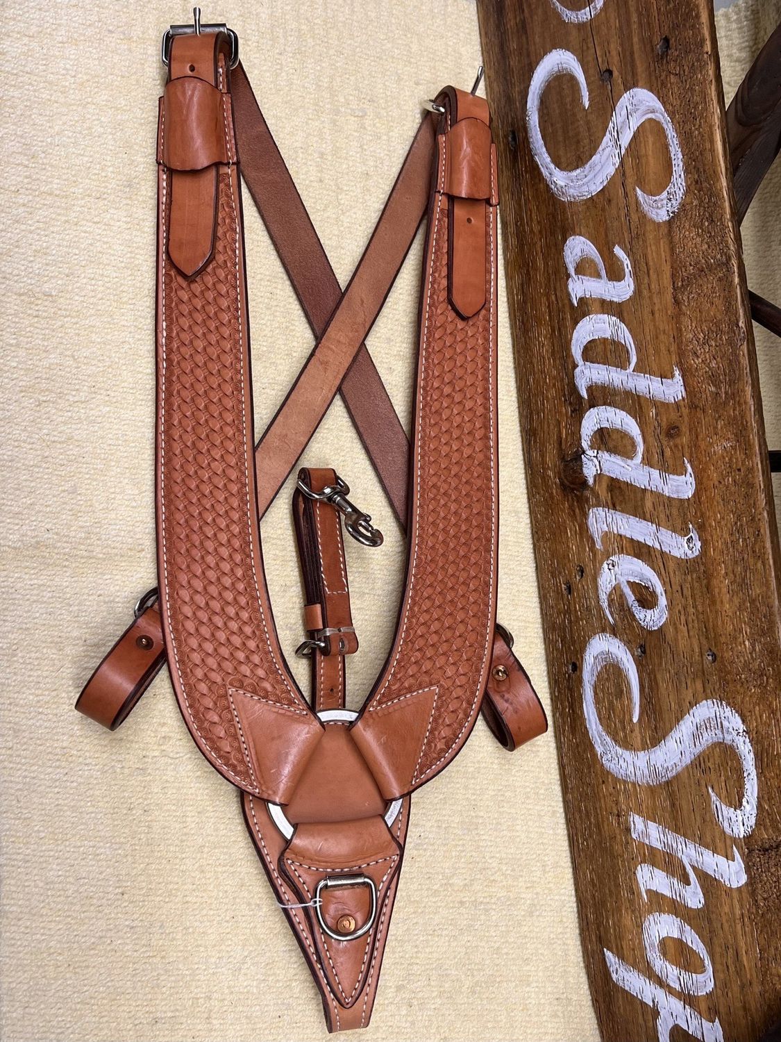 Circle L Pulling Collar - Light Oil Basket