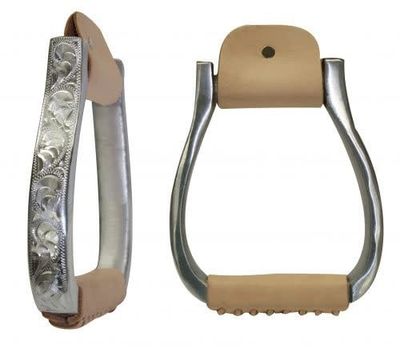 Engraved Aluminum Barrel Stirrups