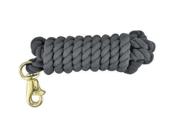 10' Cotton Lead , Color: Black