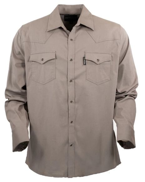 Men's Outback Everett Shirt Men's Outback Everett Shirt, Size: Grey - XX-Large