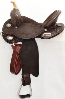 14.5" Reg Bar Circle Y Kelly Kaminski Swift Flex2 Barrel Saddle