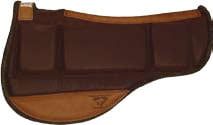 Endurance Contoured Relief Pads, Round - 33"x28"x1/2", Color: Chocolate