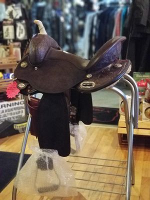 14.5" Reg Bar Circle Y Kelly Kaminski Swift Flex2 Barrel Saddle